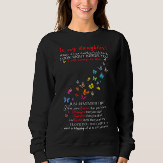 Für meine Tochter von Mama für Tochter sehen Sie g Sweatshirt