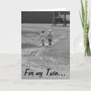 Für meine Zwillingskarte Karte