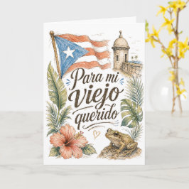 Für meinen geliebten Puerto Rico Vatertag Karte