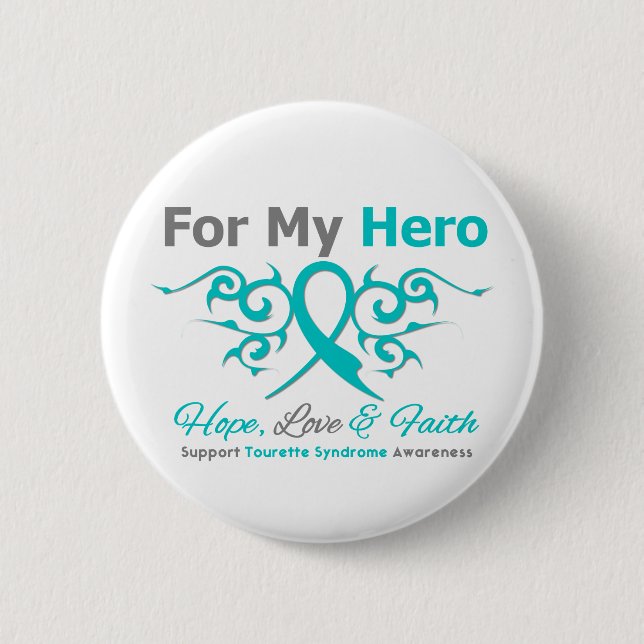Für meinen Helden - Hoffnung Liebe Glaube - Touret Button (Vorderseite)