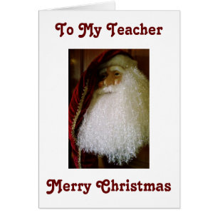 FÜR MEINEN LEHRER/DANKE UND LEERE CHRISTMAS