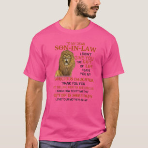 Für meinen lieben Sohn im Jura habe ich dir nicht T-Shirt