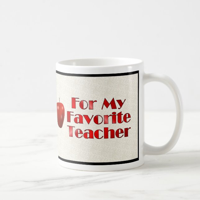 Für meinen Lieblingslehrer Kaffeetasse (Rechts)
