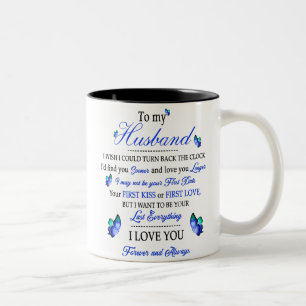 Für meinen Mann, Geschenk für Ehemann, Geschenk fü Zweifarbige Tasse