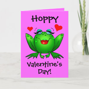 Für meinen Prinzen Frohe Valentinstag Süße Frösche Feiertagskarte