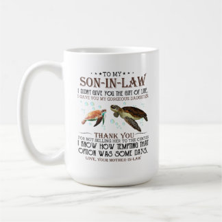 Für meinen Sohn im Gesetz Kaffeetasse