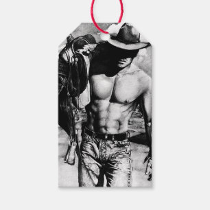 Für Men Classic Fine Art Alpha Male Cowboy Geschenkanhänger