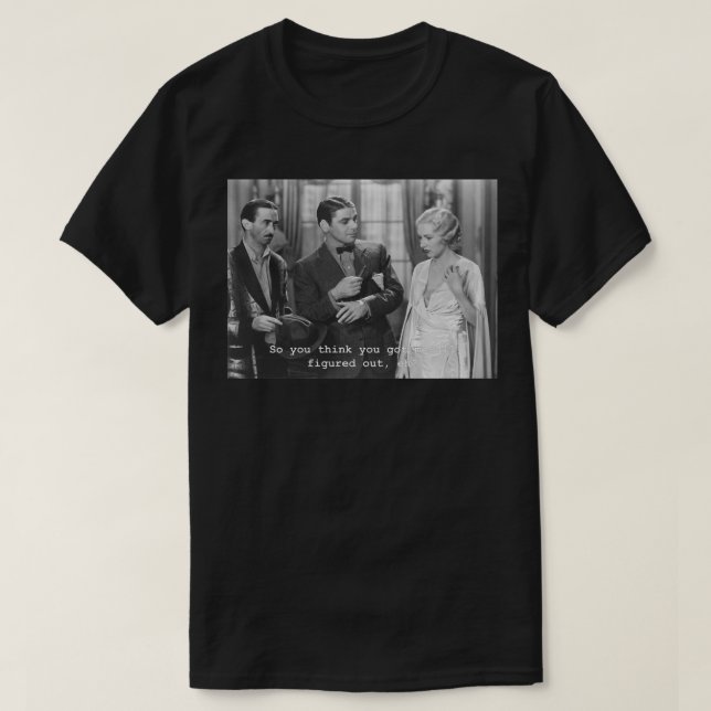 Für Mens Womens Barbara Schauspielerin Stanwyck Ph T-Shirt (Design vorne)