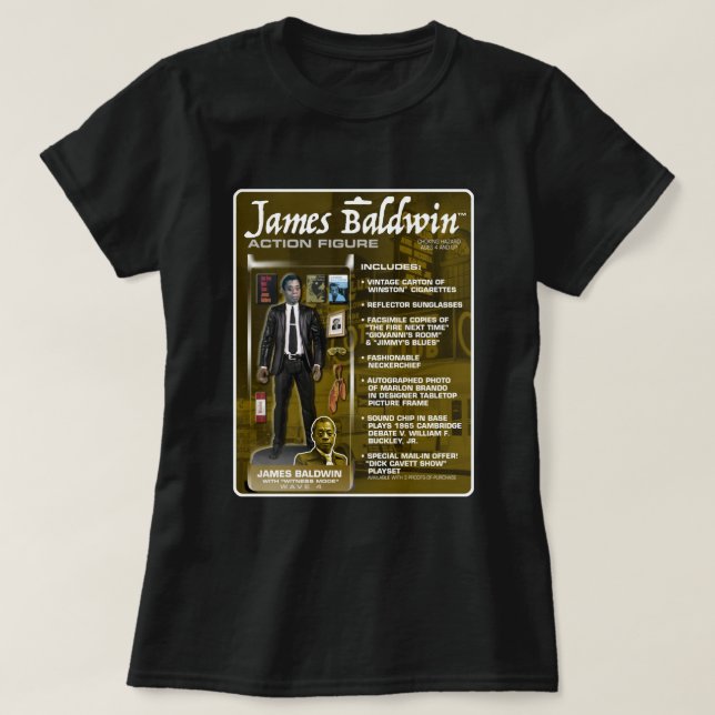 Für Mens Womens James Baldwin Geschenke für Fan T-Shirt (Design vorne)