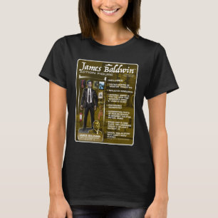 Für Mens Womens James Baldwin Geschenke für Fan T-Shirt