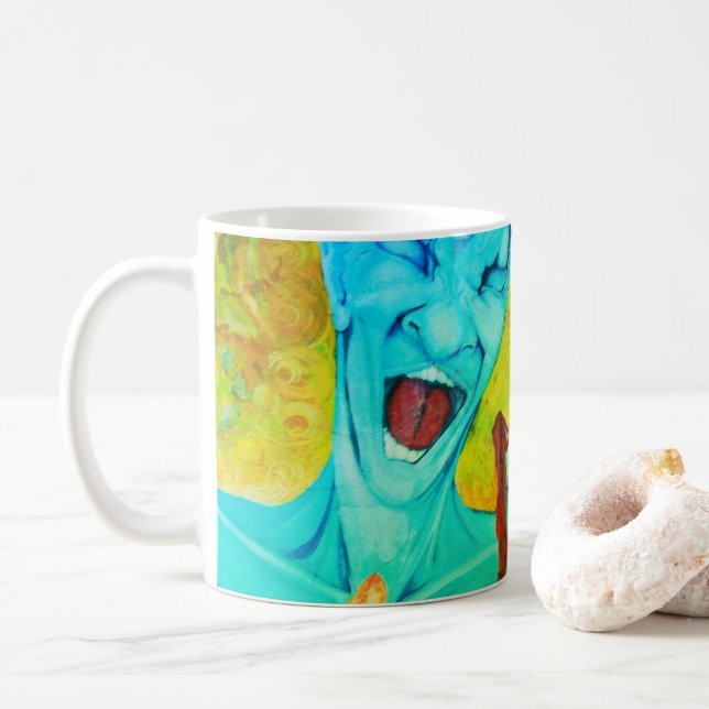 für mich Künstler Tasse extra groß (Mit Donut)