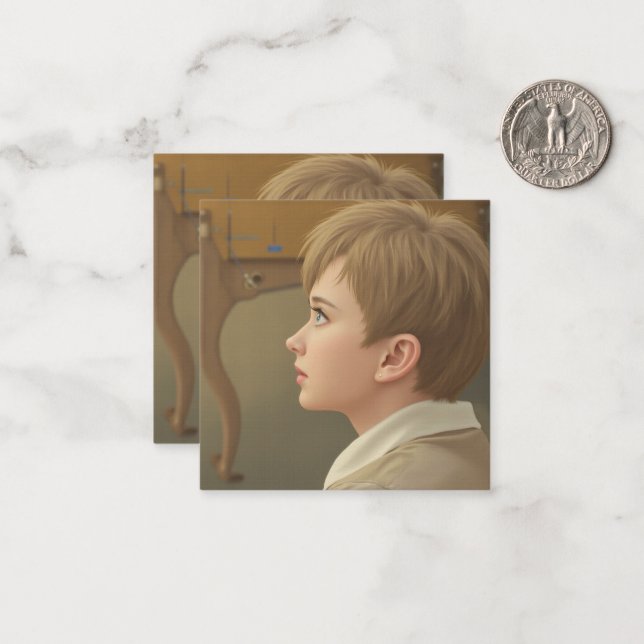 Für mich mitteilungskarte (Vorderseite/Rückseite Beispiel)