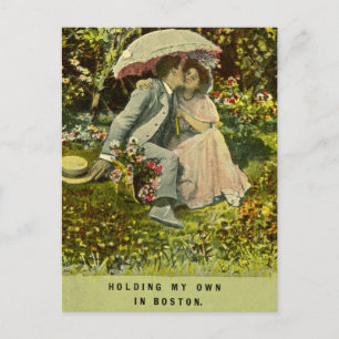 Für mich selbst in Boston einstehen Postkarte
