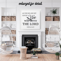 Für mich und mein Haus Joshua 24:15