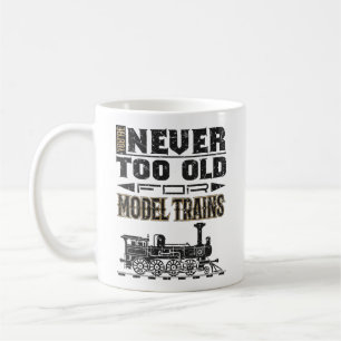 Für Modelleisenbahnen ist man nie zu alt Eisenbahn Kaffeetasse