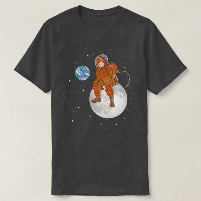 Für Moon Earth Planets T-Shirt (Design vorne)