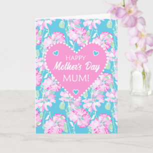 Für Mütter am Muttertag Rosen am blauen Himmel Karte