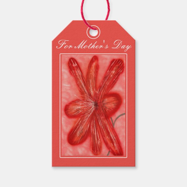 Für Muttertag Geschenkanhänger (Vorderseite)