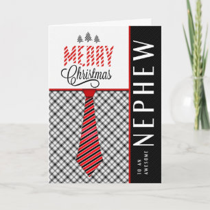 für Nephew Frohe Weihnachtsmasculine Necktie Feiertagskarte