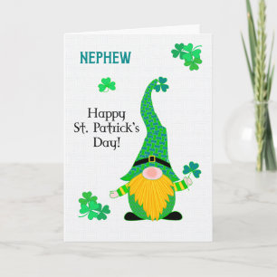 Für Nephew St Patrick's Fun Leprechaun Card Karte
