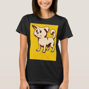 Für Niedliche Hunde Puppie Fan in Dog Art Style_18 T-Shirt