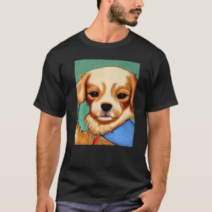 Für Niedlichen Dog Puppie-Lüfter im Dog Art Premiu T-Shirt