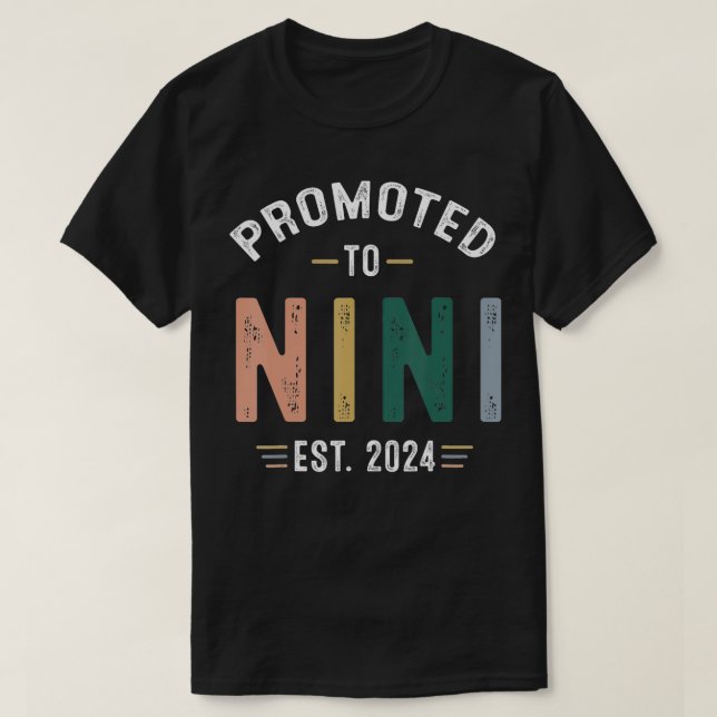 Für Nini Est 2024 Vintage Retro T-Shirt (Design vorne)