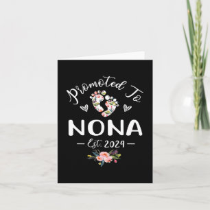 Für Nona Est 2024 Blumen Muttertag  Karte