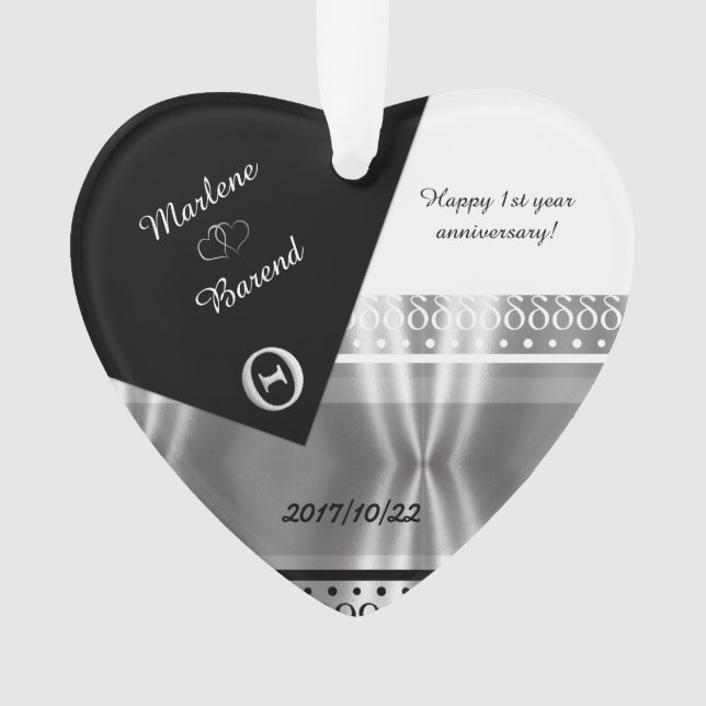 Für nur Marlene u. Barend Ornament (Vorderseite)