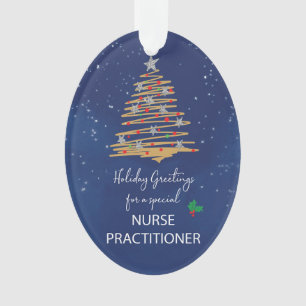 Für Nurse Practitioner Weihnachtsbaum anpassbar Ornament