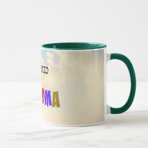 Für Oma, Pastel Clouds Design gefördert Tasse
