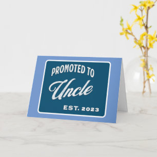 Für Onkel Est bestimmt. 2023 zum ersten Mal Onkel Karte