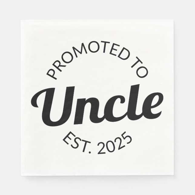 Für Onkel Est bestimmt. 2025 Serviette (Vorderseite)