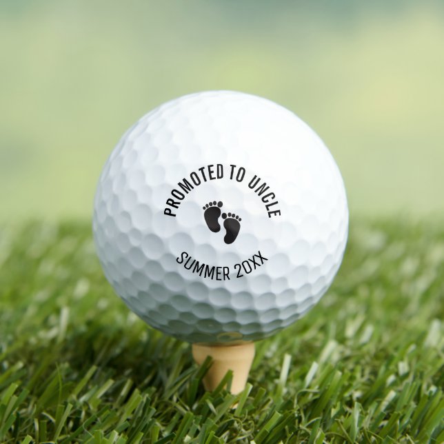 Für Onkel OpaPregnancy Reveal Custom Golfball (Insitu T-Shirt)
