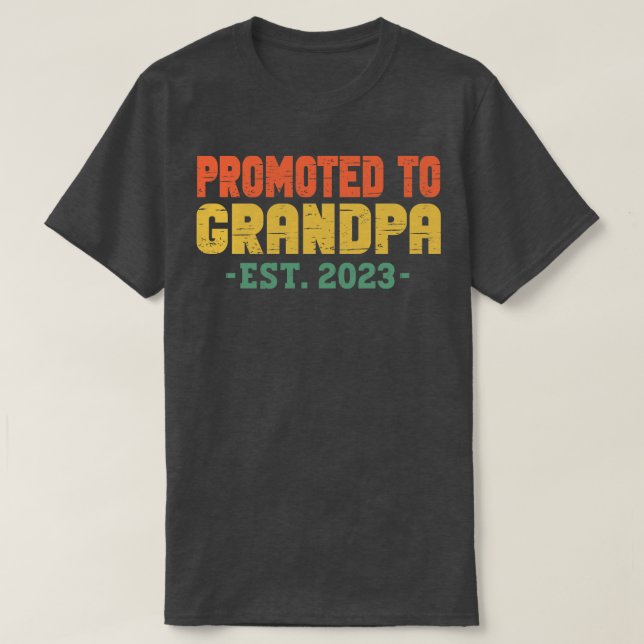 Für Opa 1 befördert T-Shirt (Design vorne)