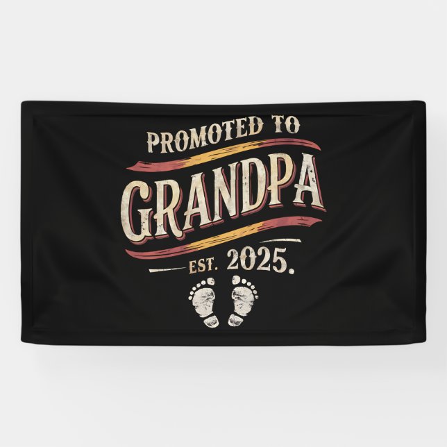 Für Opa 2025 befördert Opa Opa est 2025 Banner (Horizontal)