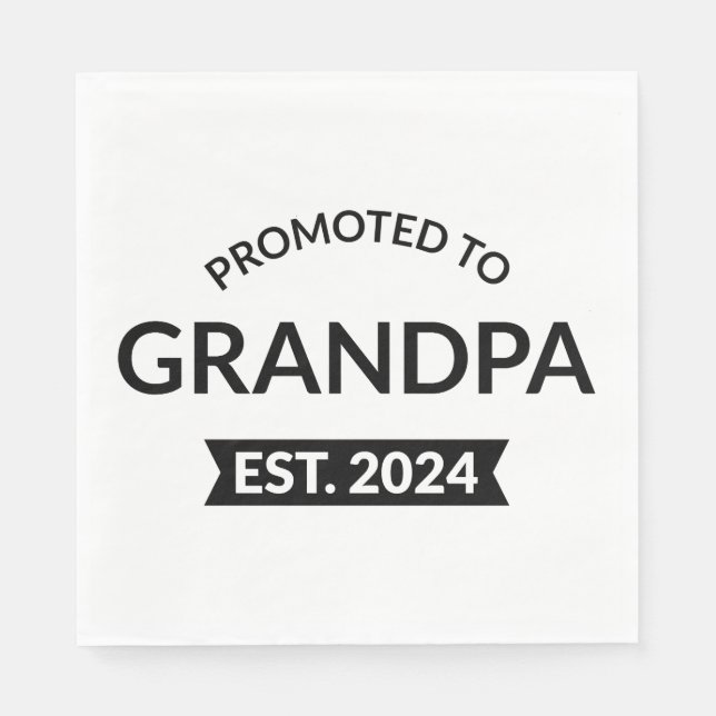 Für Opa Est bestimmt. 2024 Serviette (Vorderseite)