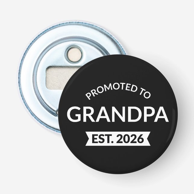 Für Opa Est bestimmt. 2026 Flaschenöffner (Vorderseite)