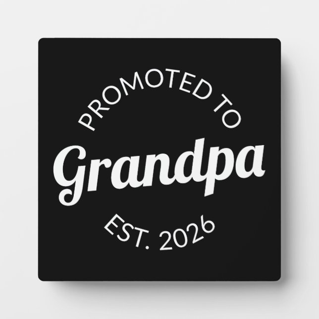 Für Opa Est bestimmt. 2026 Fotoplatte (Vorderseite)