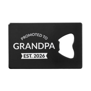 Für Opa Est bestimmt. 2026 Geldbeutel Flaschenöffner