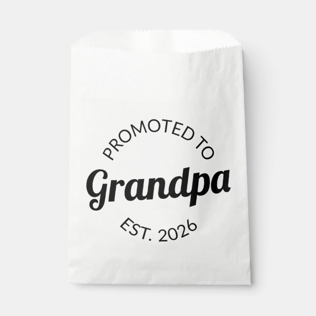 Für Opa Est bestimmt. 2026 Geschenktütchen (Vorderseite)