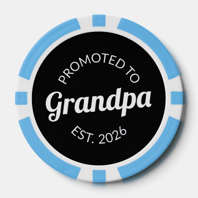 Für Opa Est bestimmt. 2026 Pokerchips (Vorderseite)