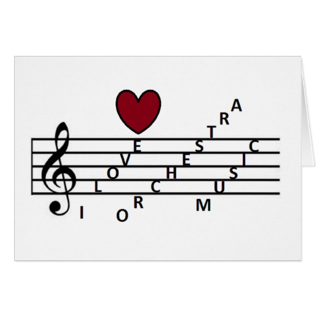 Für Orchistra-Musikliebhaber (Vorderseite (Horizontal))