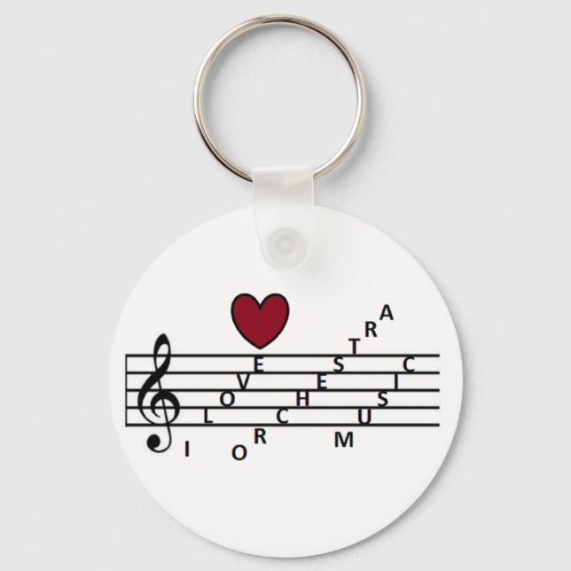 Für Orchistra-Musikliebhaber Schlüsselanhänger (Vorderseite)