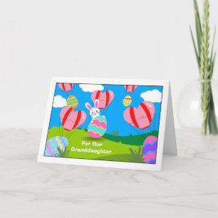 Für Osterfrische Heißluftballonkarte Karte