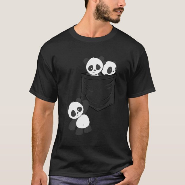Für Panda Liebhaber von Niedlichen Kawaii Baby Pan T-Shirt (Vorderseite)