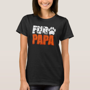 Fur Papa Dalmatiner Dog Vater Fathers Welpenbesitz T-Shirt