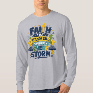 Für Papa "Glaube, der steht" T-Shirt