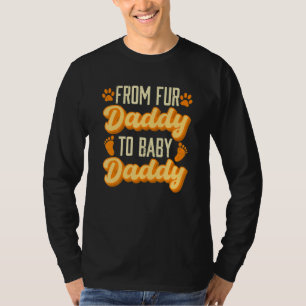 Für Papa Schwangerschaftsankündigung Baby Shower P T-Shirt