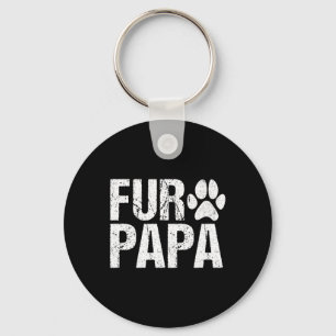 Fur Papa Shirt Pet Lover Dog Vater Vatertag Schlüsselanhänger